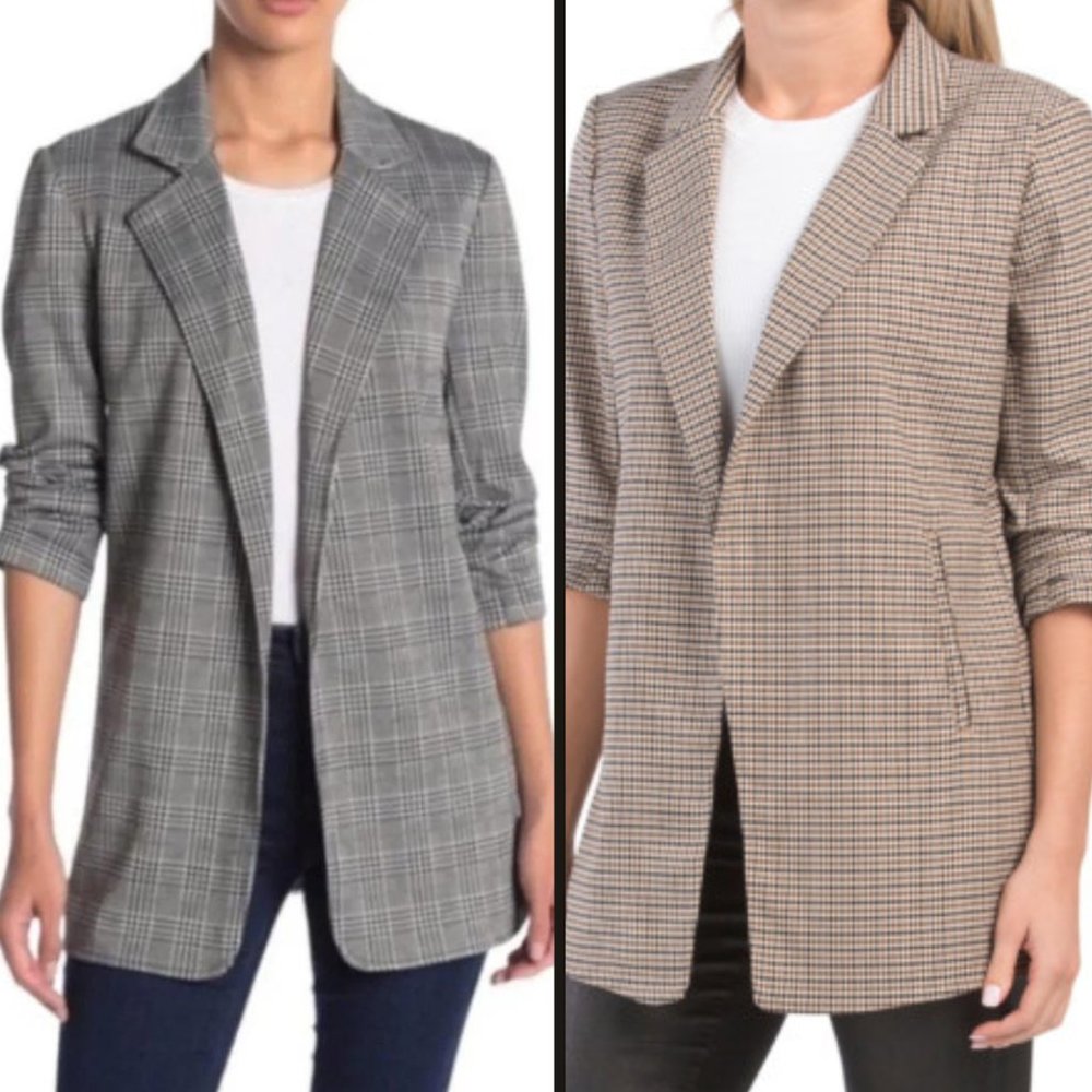 Nwot Rachel Zoe Long Line Open Blazer - M